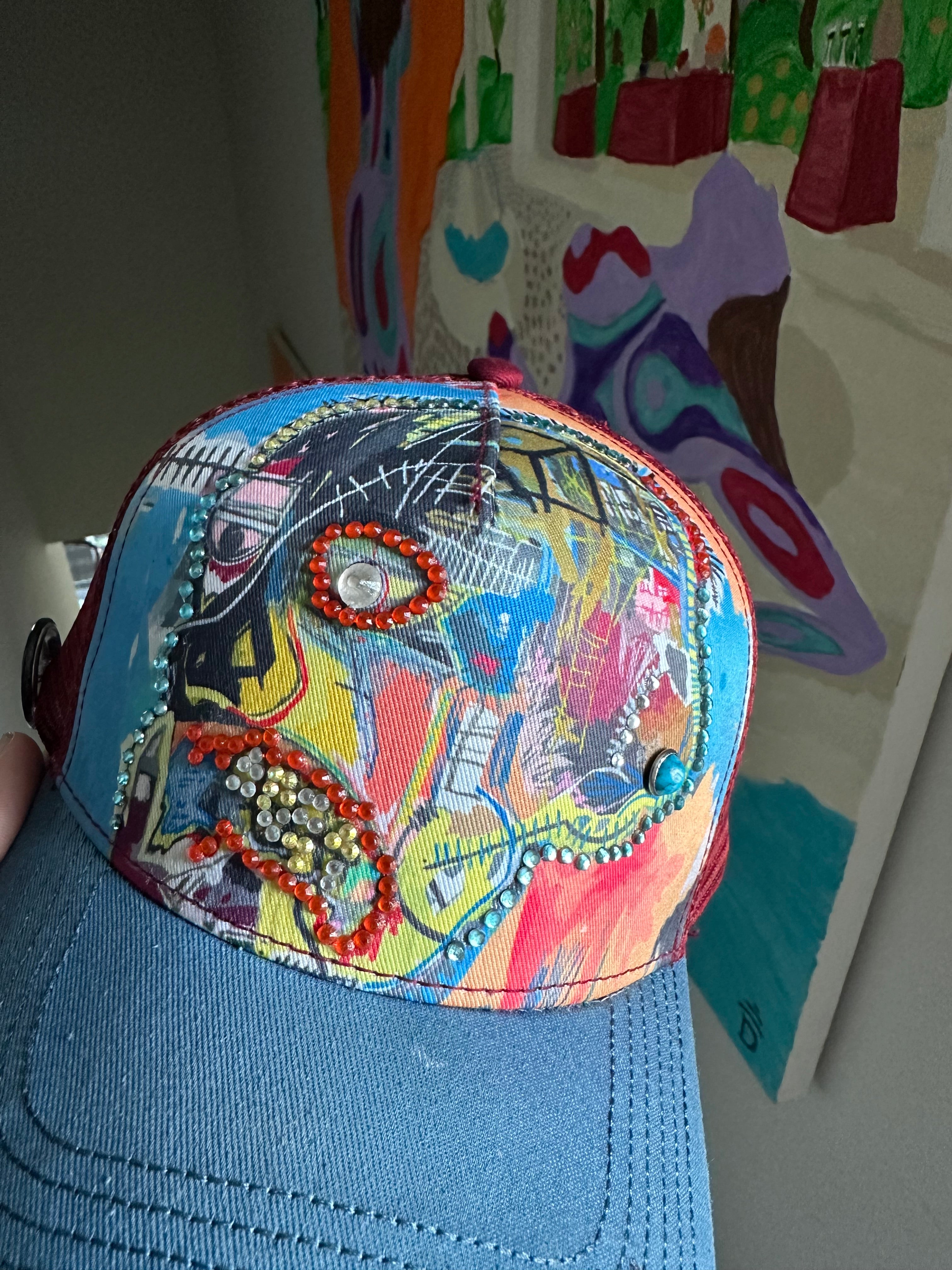 The Broad x Phase x  Basquiat Trucker